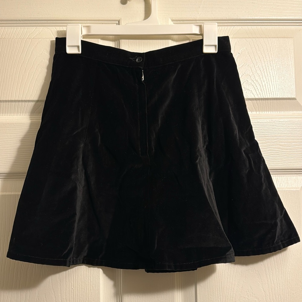 Rag & Bone Black Velvet Skirt size 6